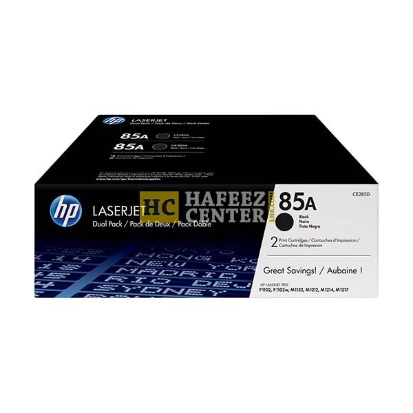 HP 85A Black Original LaserJet Toner Cartridge, CE285A