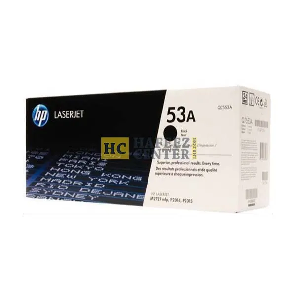 HP 53A Original LaserJet Toner Cartridge (Q7553A)