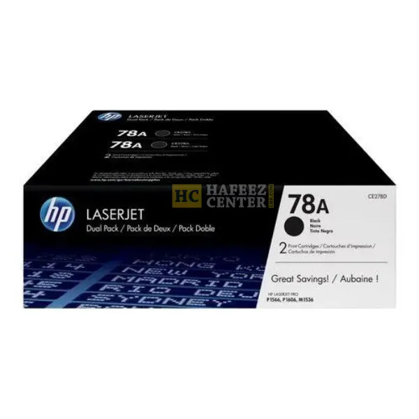 HP 78A LASERJET TONER CARTIDGE BLACK CE278A (P1566/1606/1536 DNF/1322)