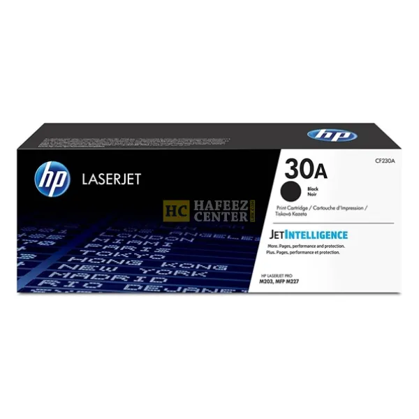 HP 30A Black Toner CF230A - M203 M227 - 1,600 Pages