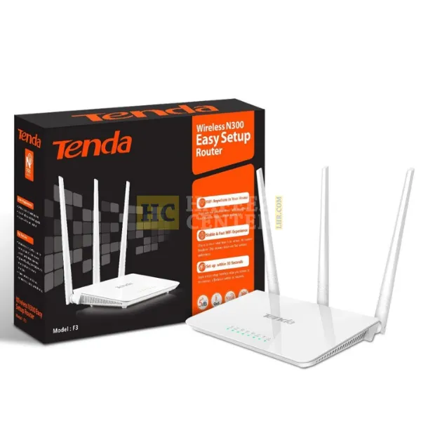 Tenda F3 300Mbps Wireless Wi-Fi Router