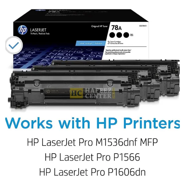 HP 78A LASERJET TONER CARTIDGE BLACK CE278A (P1566/1606/1536 DNF/1322)