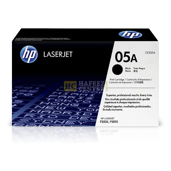 HP 05A Black Original LaserJet Toner Cartridge (CE505A)