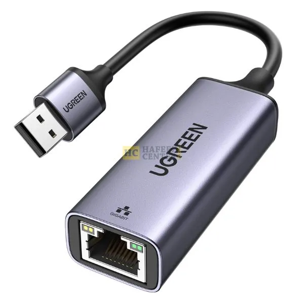 UGREEN USB to RJ45 Ethernet Adapter Aluminum Case (Space Gray)