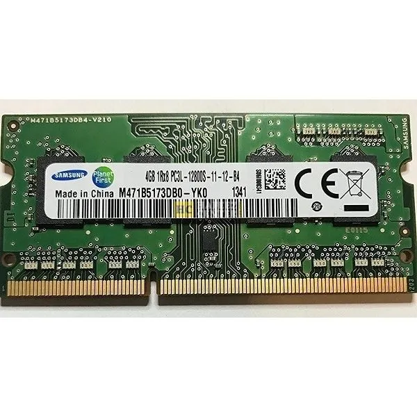 Laptop RAM 4GB DDR3 PC3L-12800 1600MHz Branded