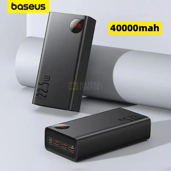 5Baseus Adaman Digital Display Quick Charge Power Bank 40000mAh 22.5W Black