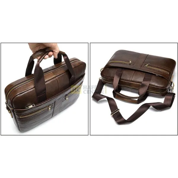 Executive Genuine Leather Laptop Bag