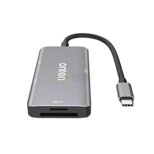 Onten USB-C To CFSDTF Card Reader With 2 x USB3.0 Port Hub