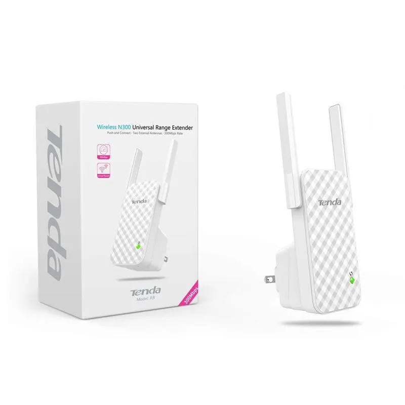 Tenda A9 Wireless N300 Universal Range Extender - Hafeez Center Lhr
