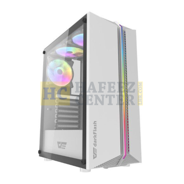 DarkFlash DK151 Gaming Case White - Hafeez Center Lhr