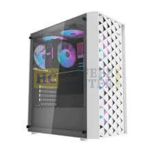 DarkFlash DK415 Gaming Case White - Hafeez Center