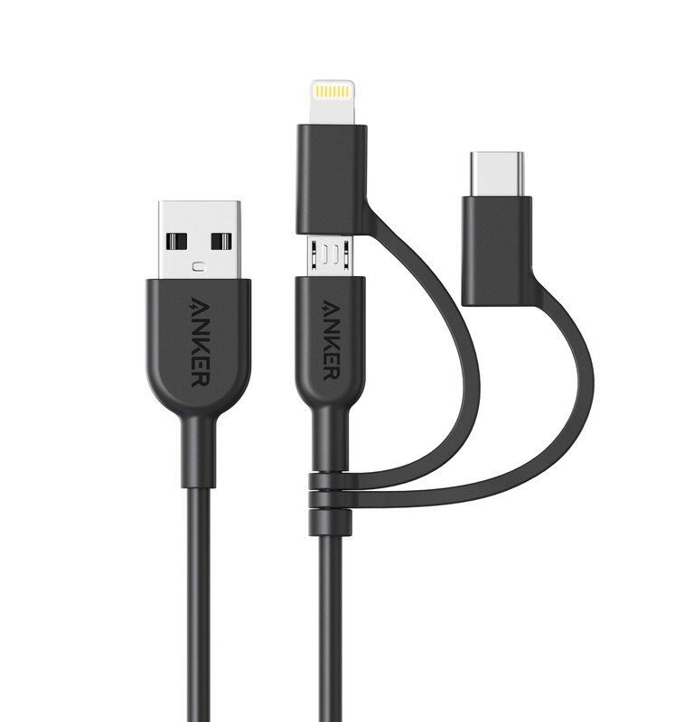 ANKER POWERLINE II 3 in 1 Cable 3 - Hafeez Center