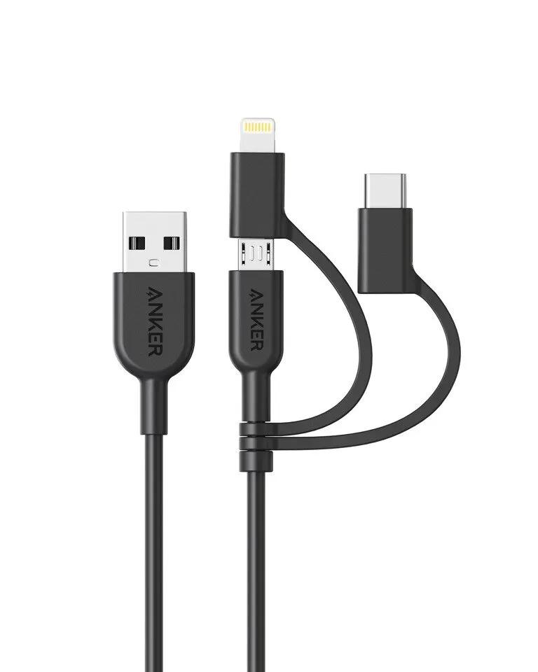 ANKER POWERLINE II 3 in 1 Cable 3 - Hafeez Center
