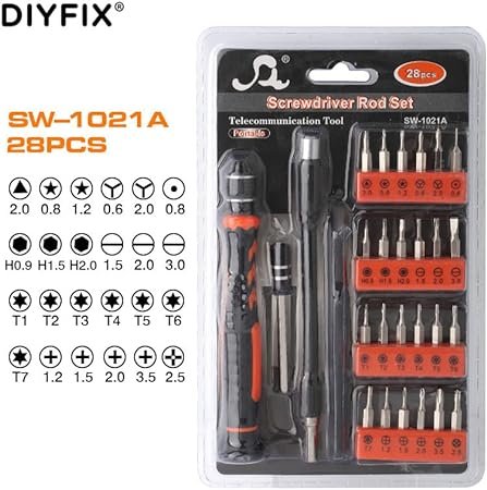 SCREWDRIVER ROD SET 28 PCS - SCREWDRIVER ROD SET 28 PCS