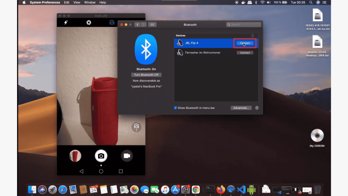 how to connect bluetooth speaker to macos