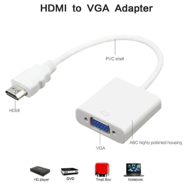 HDMI to VGA Adapter Converter