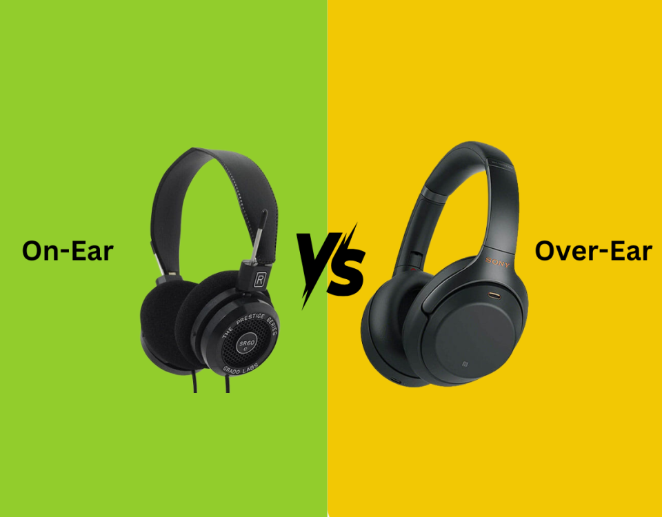 over ear headphone vs on ear